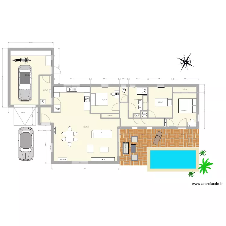 maison V11 bis. Plan de 