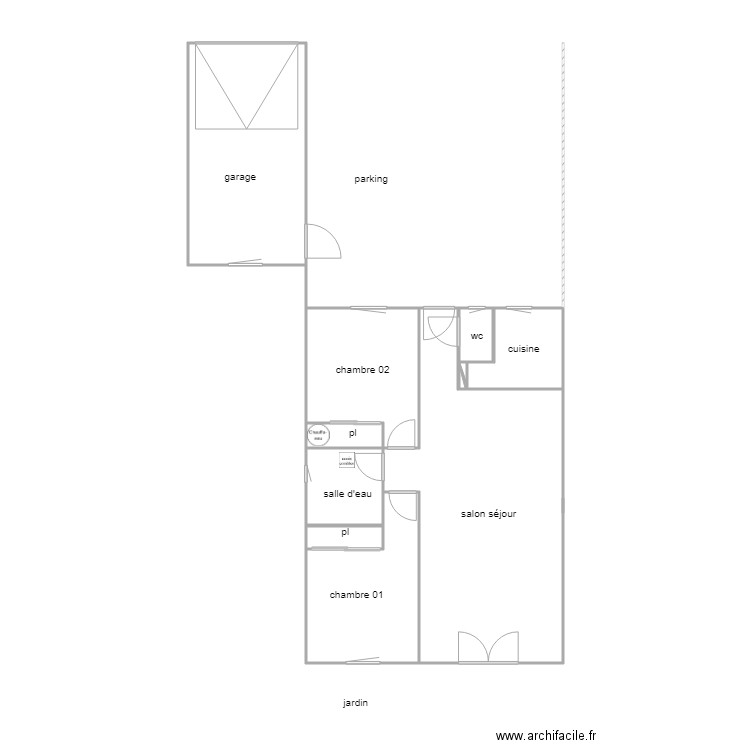 claveau. Plan de 0 pièce et 0 m2