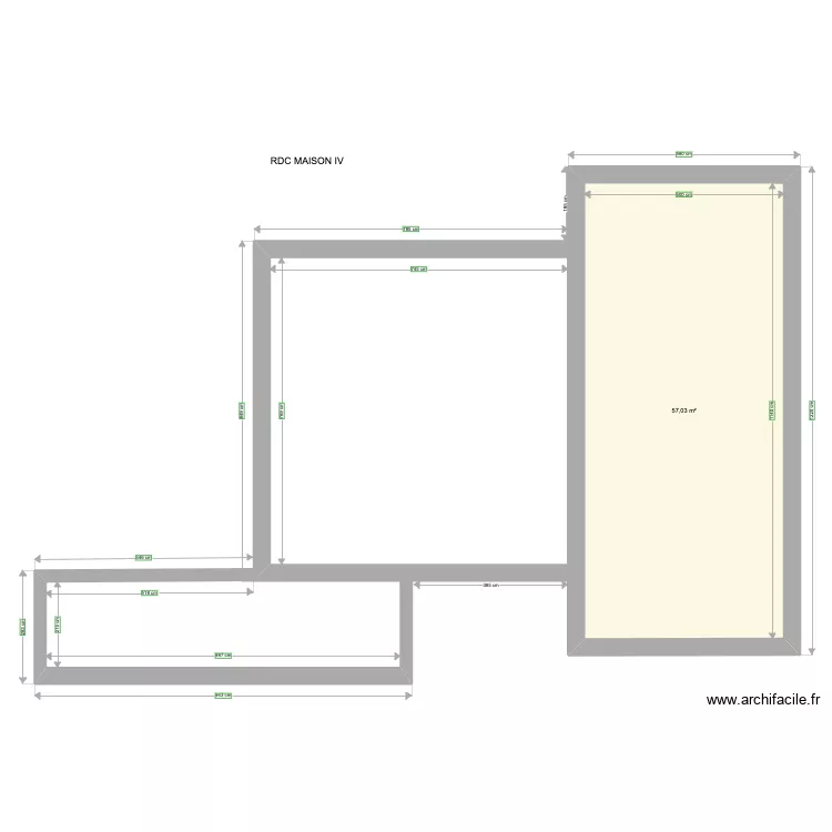 Plan RDC MIV. Plan de 