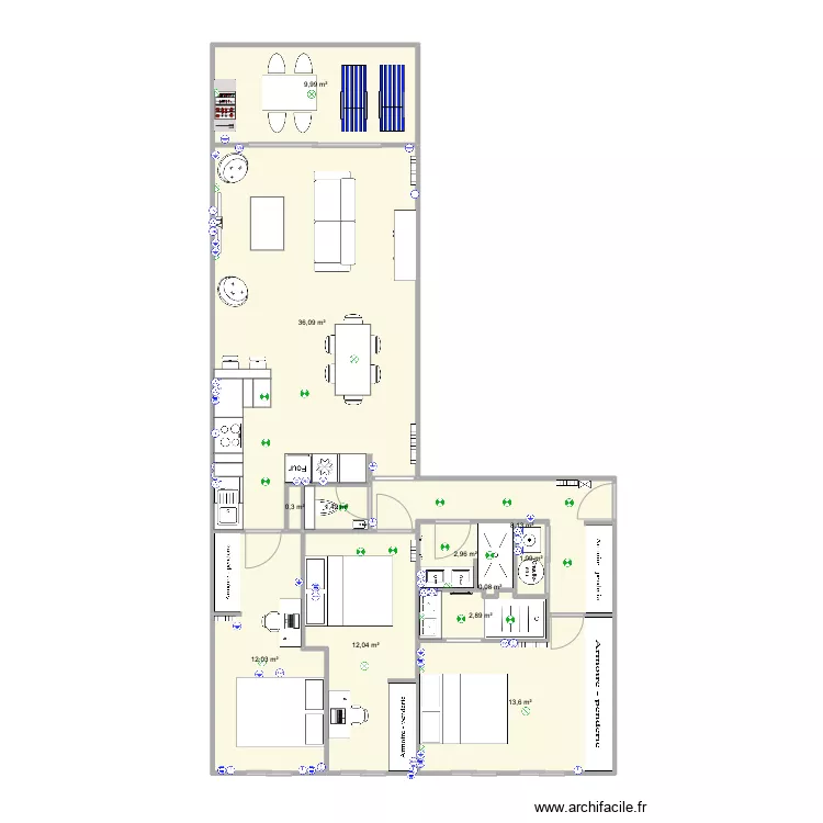 Santa Barbara Cotes V8. Plan de 