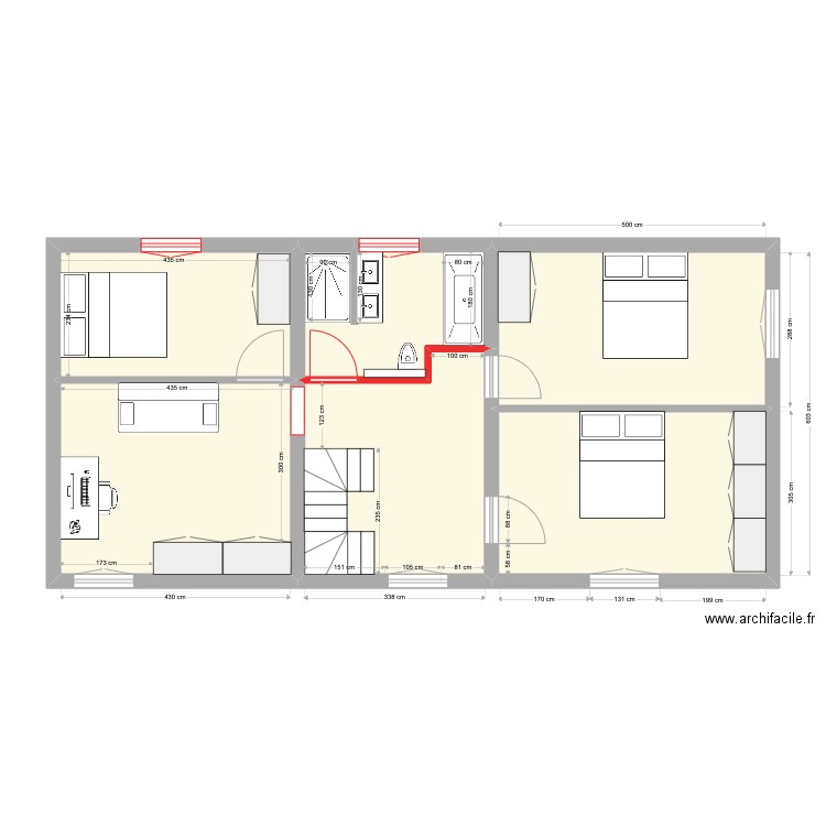 Jessie and Felix upstairs 3. Plan de 0 pièce et 0 m2