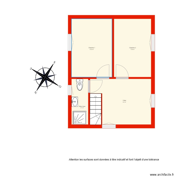 BI 5003 étage non côté. Plan de 0 pièce et 0 m2