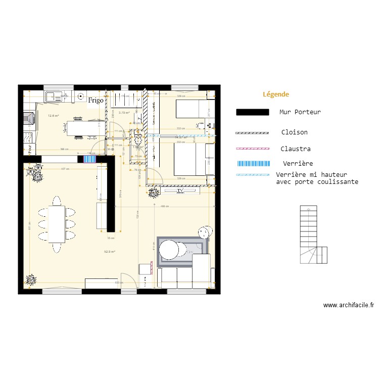 PALFRAY PROJET. Plan de 0 pièce et 0 m2