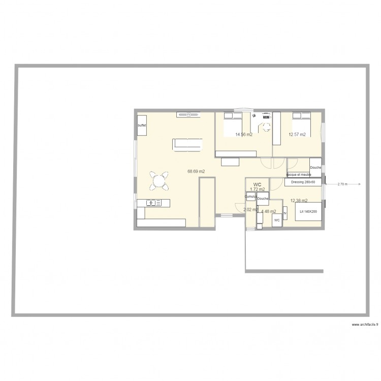 PAPA MODIF 12 09. Plan de 0 pièce et 0 m2