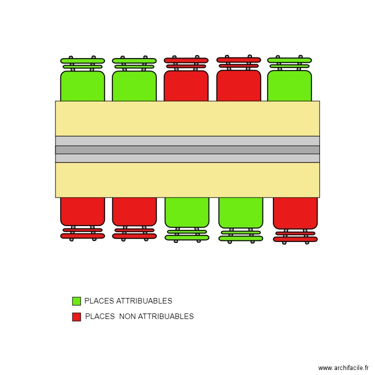 PLACEMENT EN ACCORDEON. Plan de 0 pièce et 0 m2