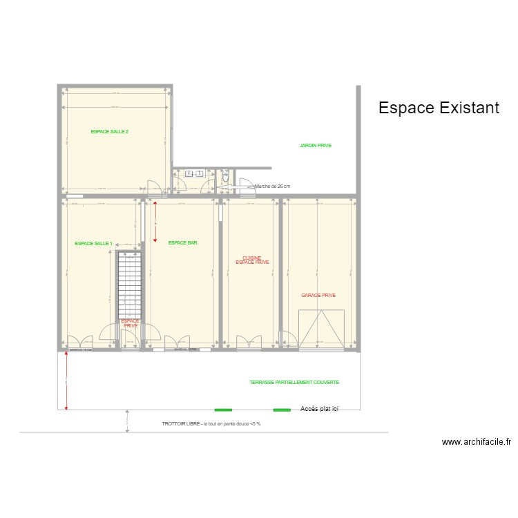 café Laurette Allan. Plan de 0 pièce et 0 m2