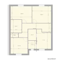 PLAN ETAGE MAISON avec COTE INTERIEUR