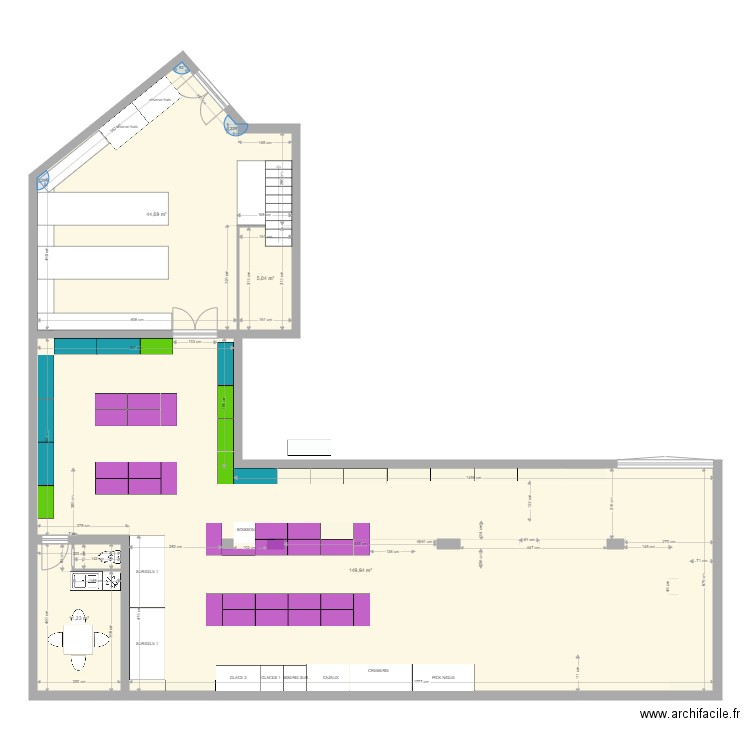 PROJET MODIF. Plan de 0 pièce et 0 m2