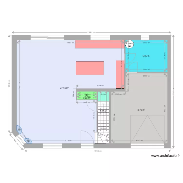 HAUTEFEUILLE FREYSS. Plan de 