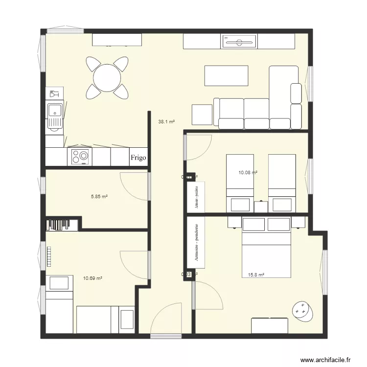 INTXAURRONDO BAJO FAMILY HOUSE I. Plan de 