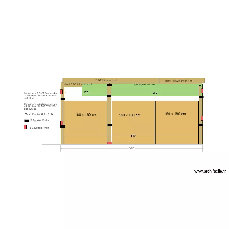  terrasse arche 04. Plan de 