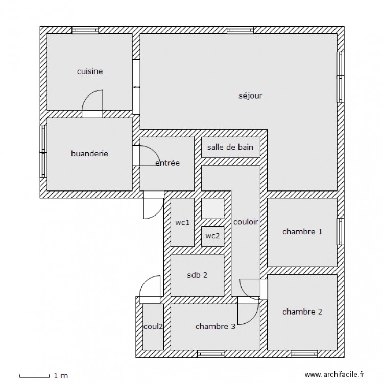 danloy. Plan de 0 pièce et 0 m2