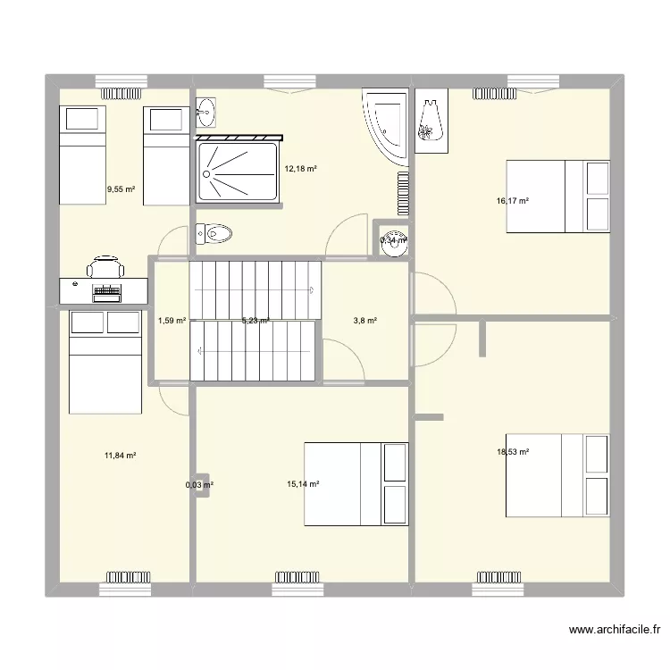 Maison plan 2. Plan de Maison plan 2. Plan de
