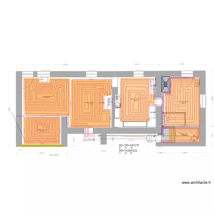 planchers chauffants 2. Plan de 
