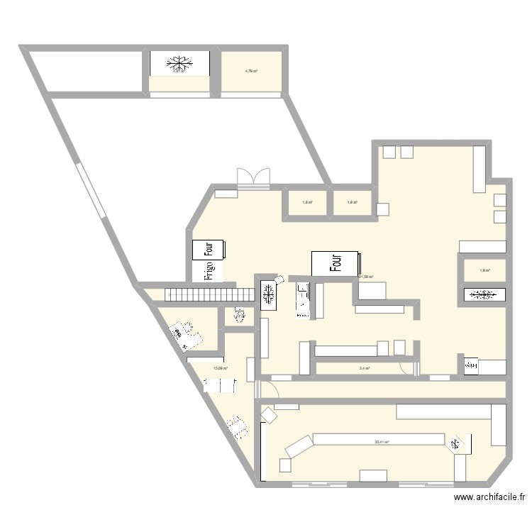 pense au pain. Plan de 0 pièce et 0 m2