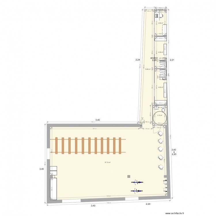 CF1543. Plan de 0 pièce et 0 m2