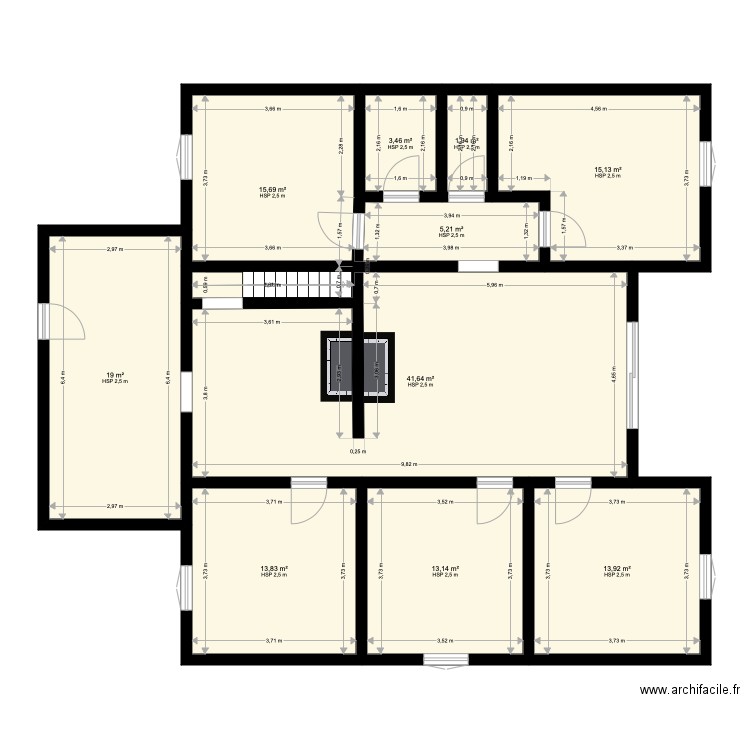 laluque foret. Plan de 0 pièce et 0 m2