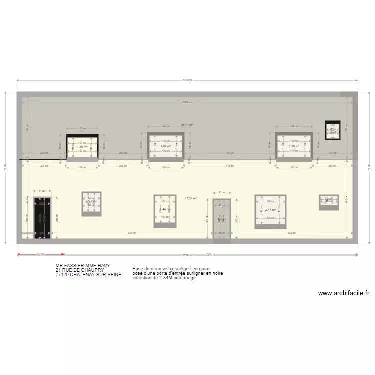 PLAN DE FACE extention 1. Plan de 