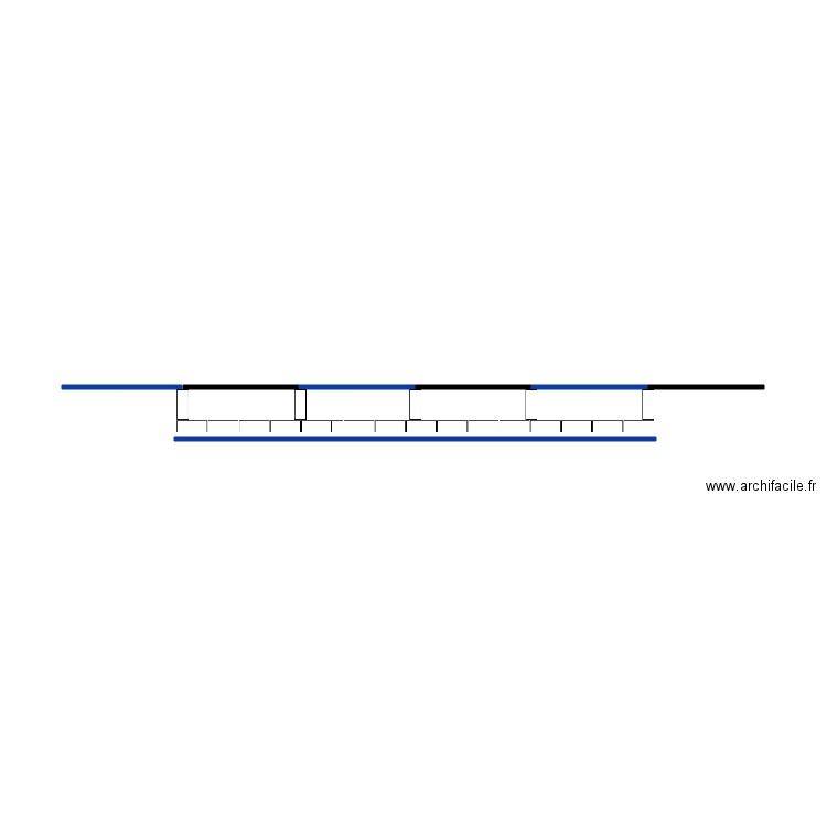 muret  jardinière. Plan de 0 pièce et 0 m2