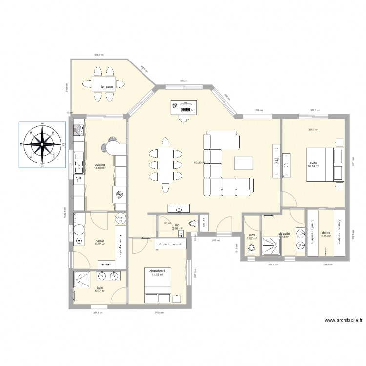 maison 1 21092016. Plan de 0 pièce et 0 m2