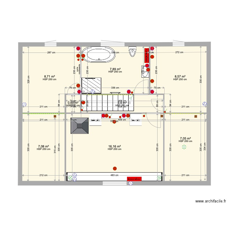 elec Plan tactac mezzanine modifié v2 alternative. Plan de 0 pièce et 0 m2