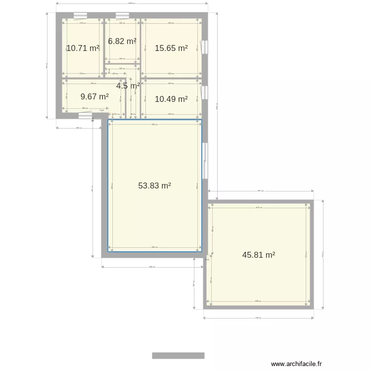 nouveau projet . Plan de 
