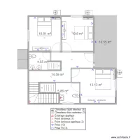plan elec villa 2 etage