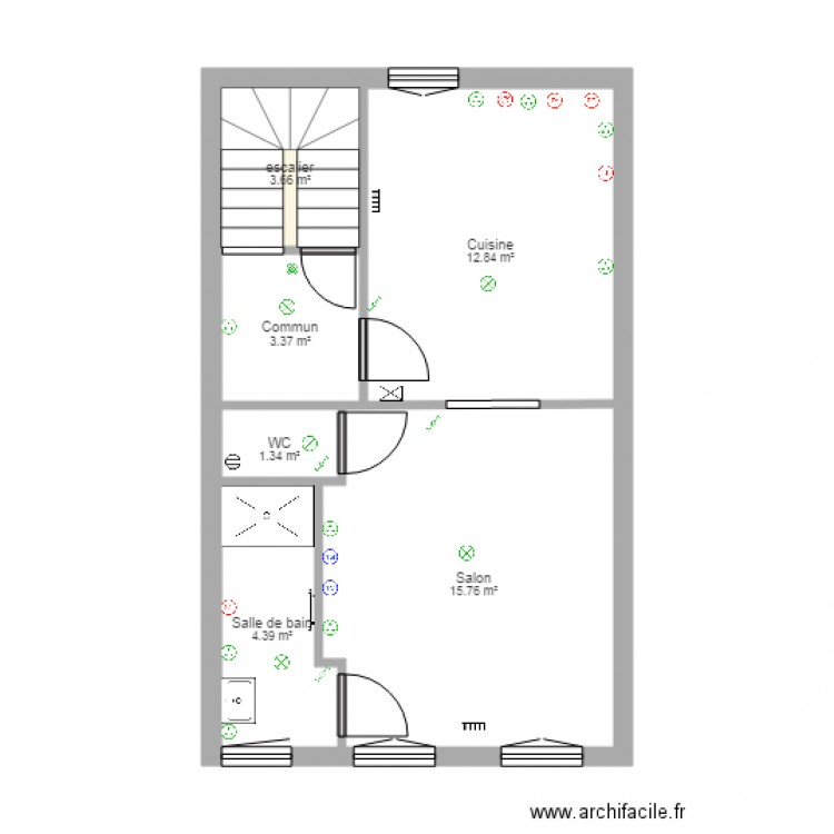 Plan. Plan de 0 pièce et 0 m2