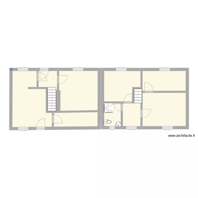 maison les sagnes. Plan de 