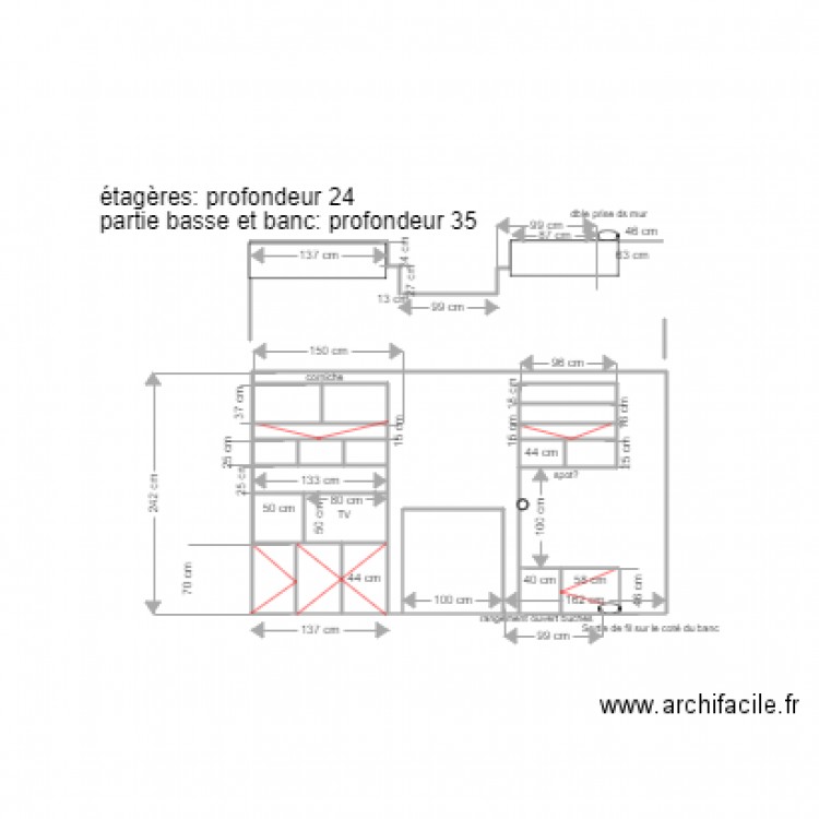 biblio broncard v2. Plan de 0 pièce et 0 m2