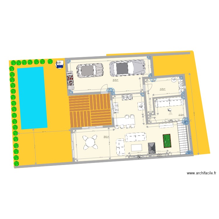 Marengo 2 chambres etages 1. Plan de 0 pièce et 0 m2