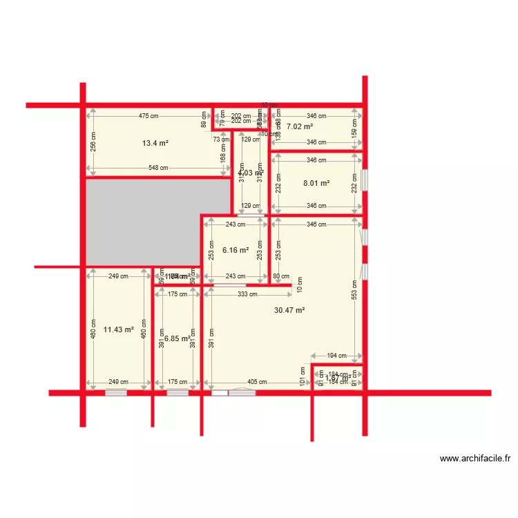 BI 1234 FREDERIC. Plan de 