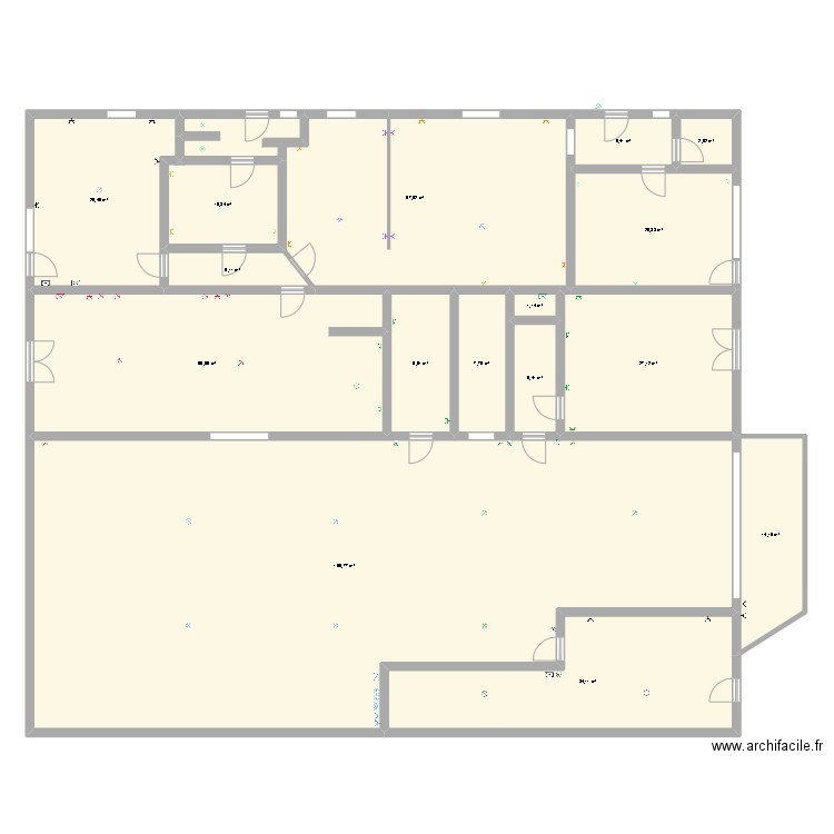 HOUYET. Plan de 0 pièce et 0 m2
