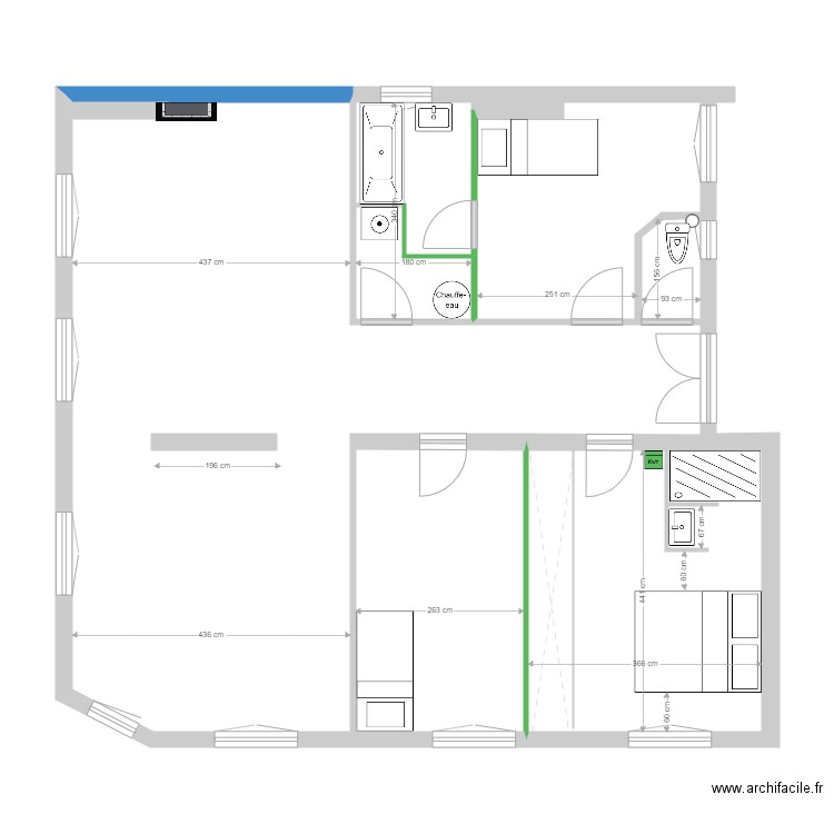 fabre 26 octobre 1. Plan de 0 pièce et 0 m2