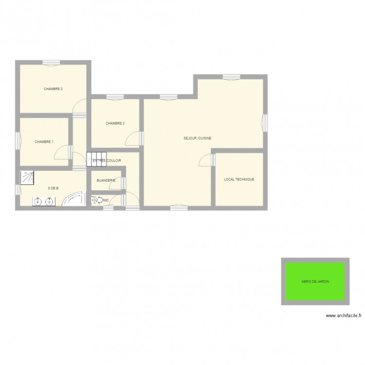 BRUAND. Plan de 0 pièce et 0 m2