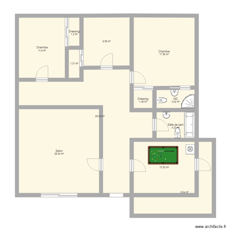 lotfi. Plan de 0 pièce et 0 m2