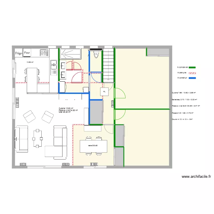 Maison Projet V9. Plan de 