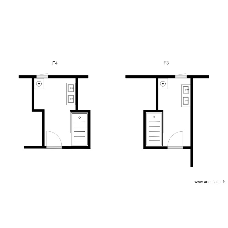 SDB LACABANNE. Plan de 0 pièce et 0 m2