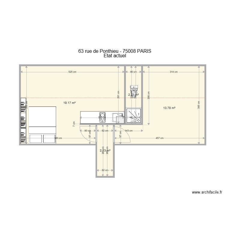 PONTHIEU PROJET 1. Plan de 0 pièce et 0 m2