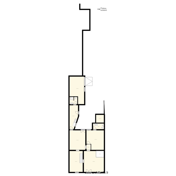 RdC terrain . Plan de 0 pièce et 0 m2