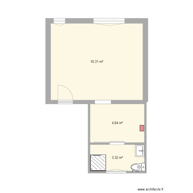 mourillon actuel. Plan de 0 pièce et 0 m2