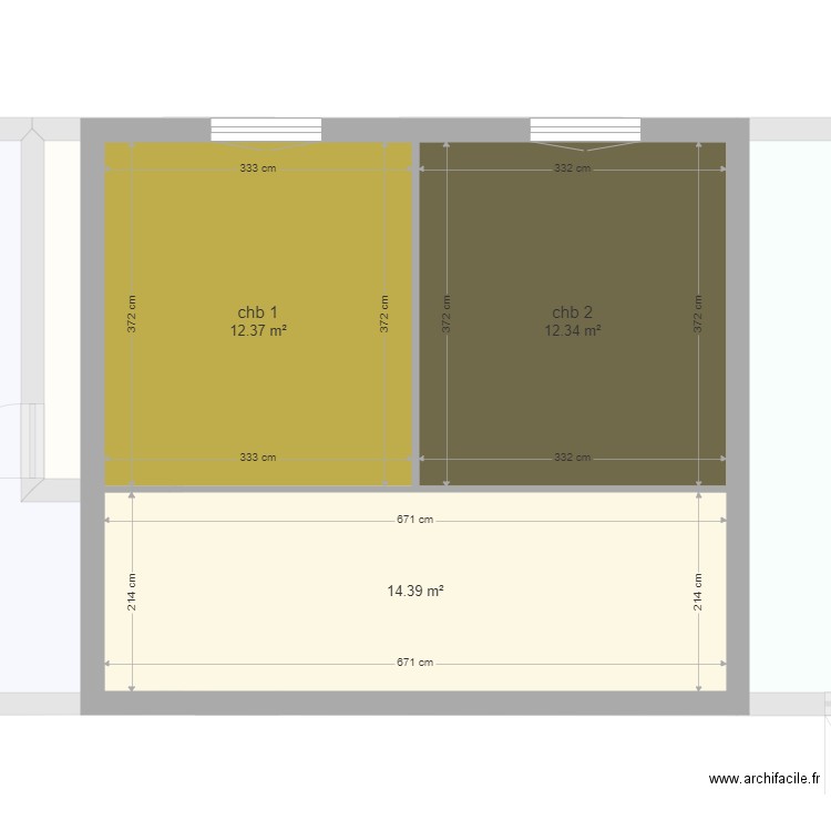 étage test 1. Plan de 0 pièce et 0 m2