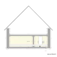 plan de coupe avec ancienne maison