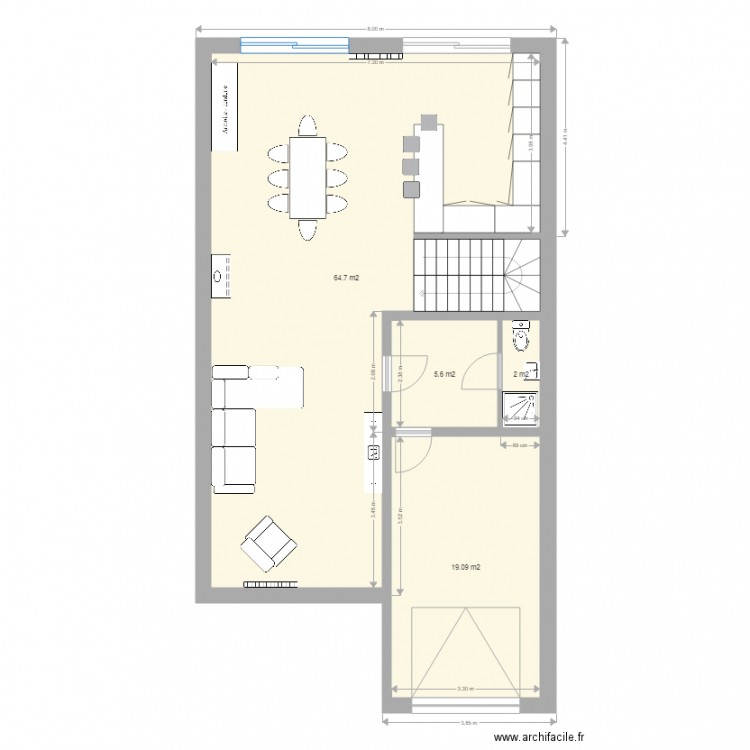far maison 2. Plan de 0 pièce et 0 m2