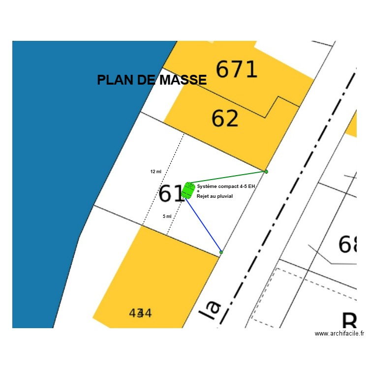 Leroux. Plan de 0 pièce et 0 m2