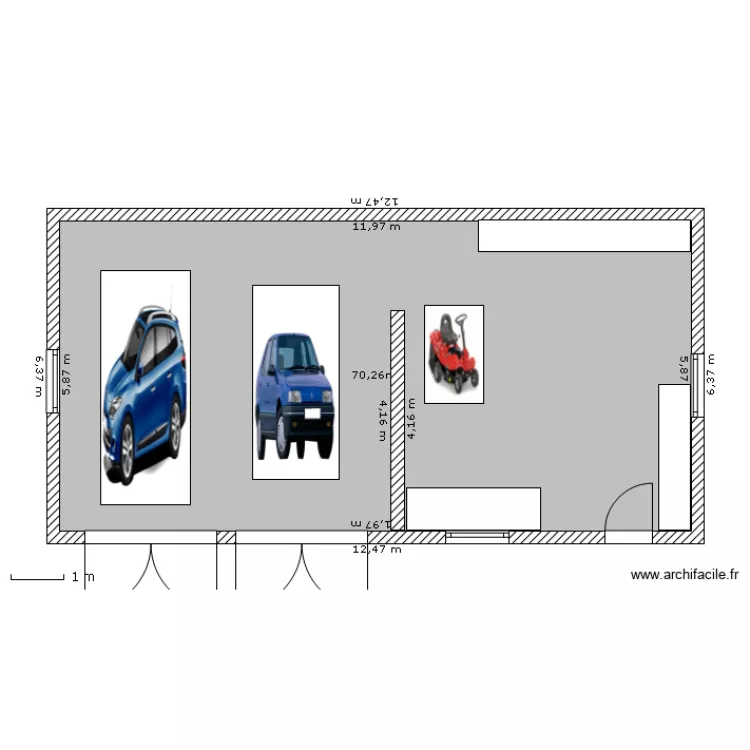 PLAN GARAGE 05/10. Plan de 