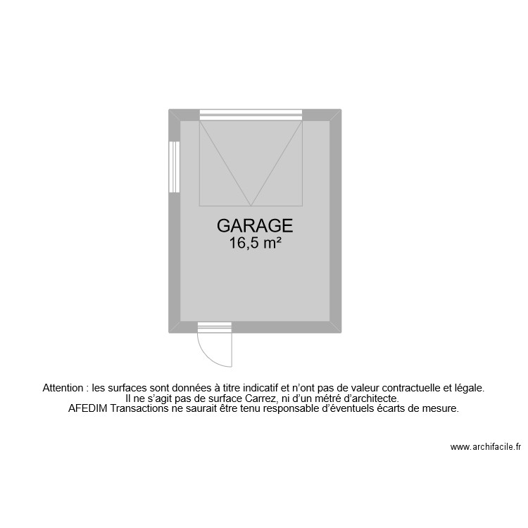 BI 10780 GARAGE. Plan de 0 pièce et 0 m2