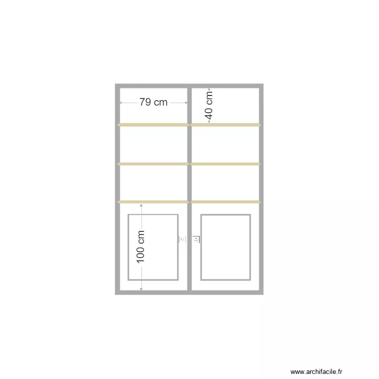 Meuble etage bizon. Plan de Meuble etage bizon. Plan de