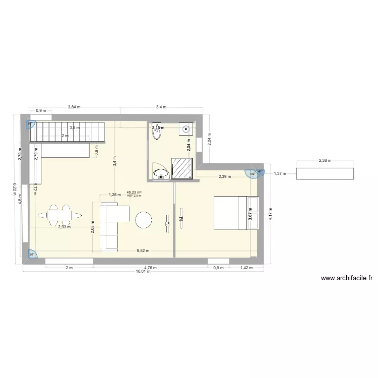 CARO APPART. Plan de 