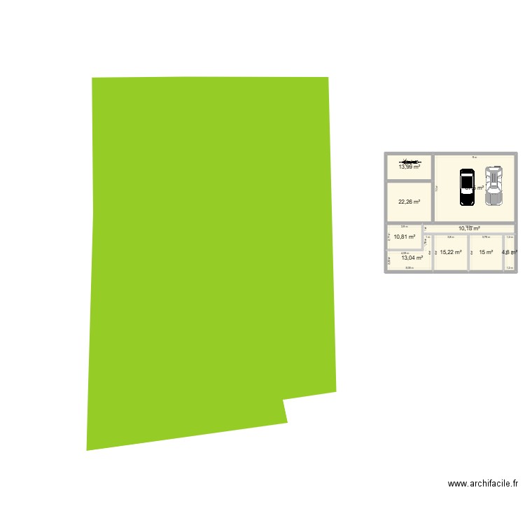 Maison Neuve - 2. Plan de 9 pièces et 173 m2